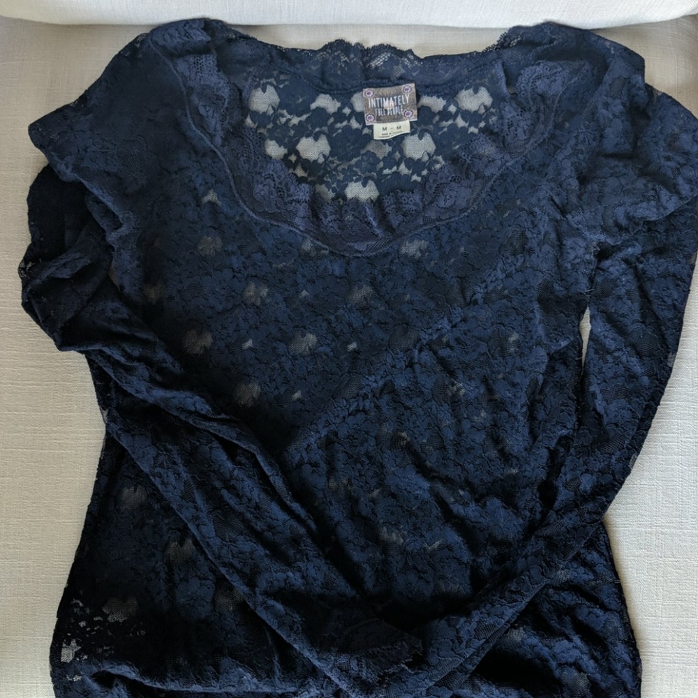 Free People Lace Top